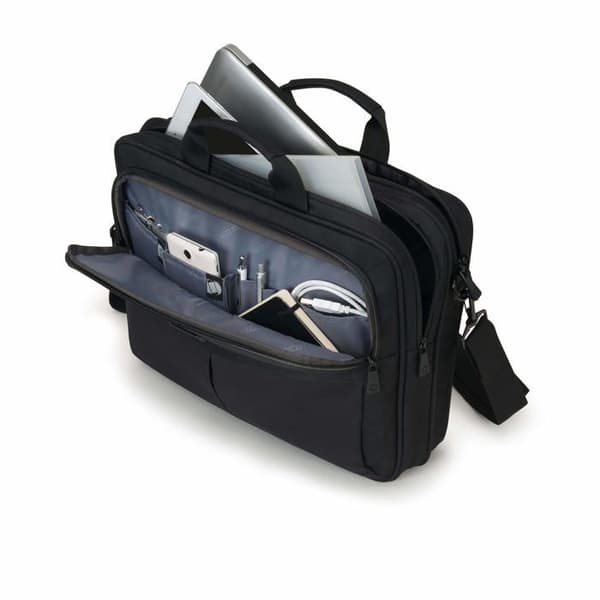 DICOTA Bärväska SCALE - Messenger Style för 39,6 cm (15,6") bärbar dator - Svart - 600D polyeten