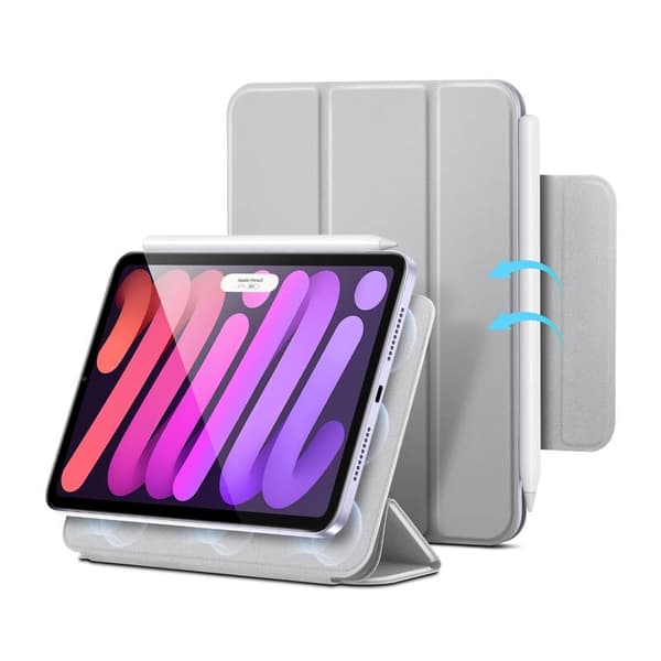 ESR Rebound magneettikotelo iPad mini 6/A17 Prolle (harmaa)