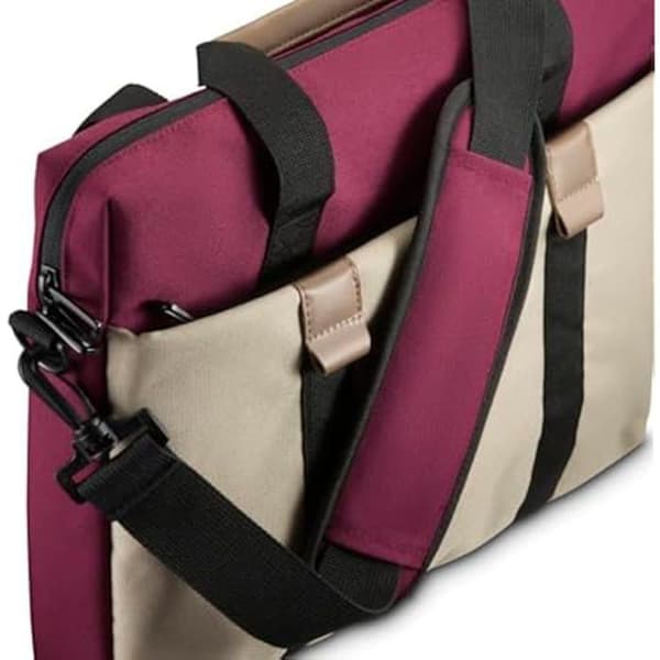 Datorväska - HAMA - Silvan - Bordeaux - Återvunnen polyester - 15,6 tum