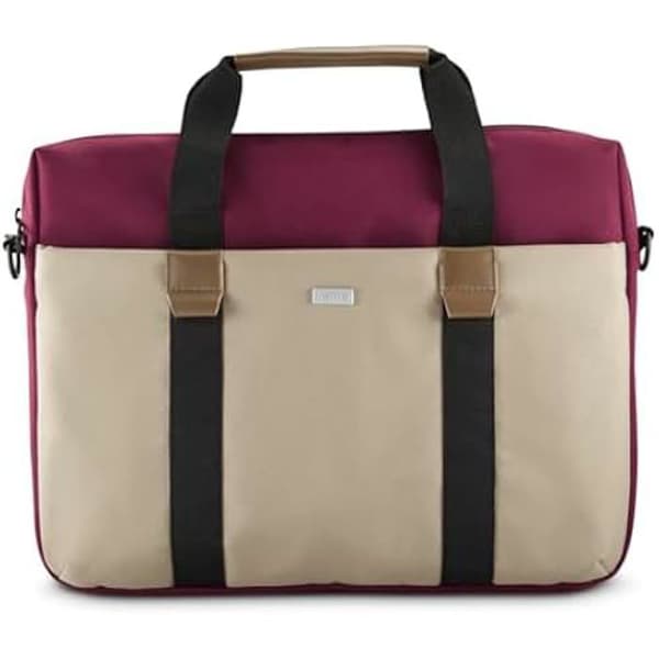 Datorväska - HAMA - Silvan - Bordeaux - Återvunnen polyester - 15,6 tum