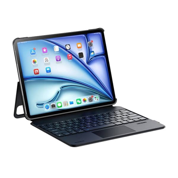 Baseus Brilliance 2 -näppäimistökotelo Ipad Prolle 12,9" (musta)