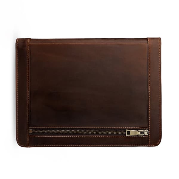 INF Premium Leather Tablet Case for iPad 9.7 inch kaffe