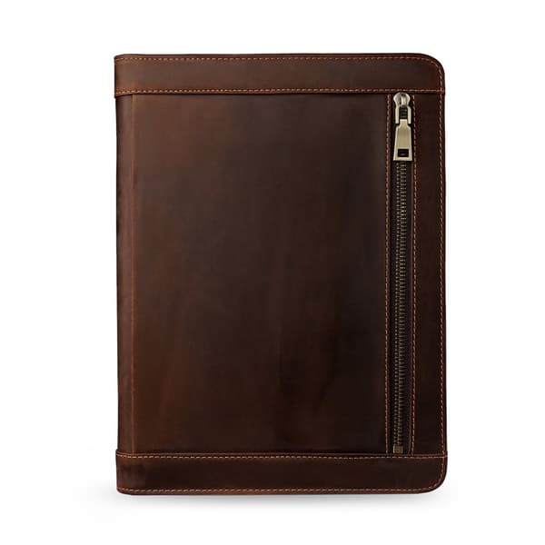 INF Premium Leather Tablet Case for iPad 9.7 inch kaffe