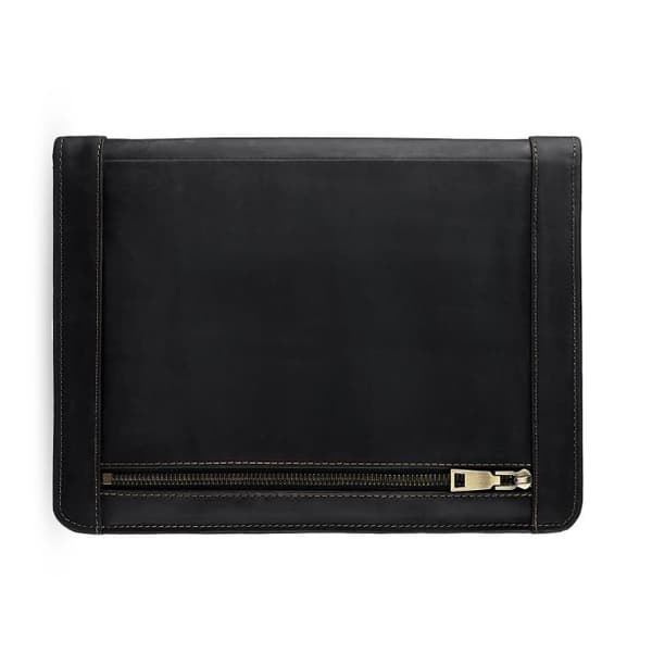 INF Premium læder tablet taske til iPad 9.7 tommer Sort