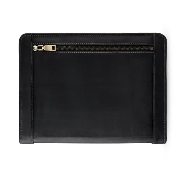 INF Premium læder tablet taske til iPad 9.7 tommer Sort