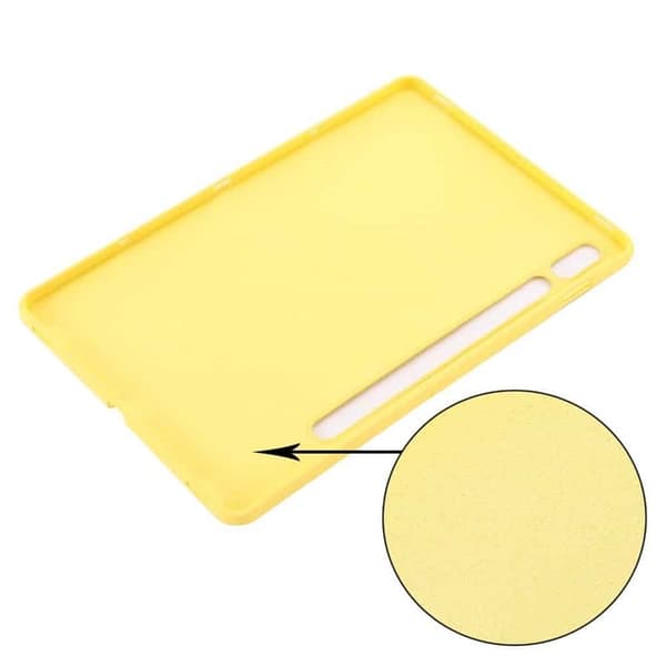 Liquid silikone tabletcover Samsung Galaxy Tab S10 FE - Gul
