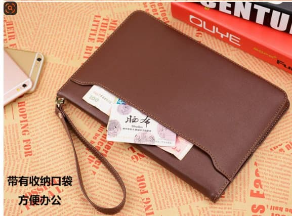 INF Premium PU-nahkakotelo iPad Air/Air2/2017/2018 -malleille Ruskea