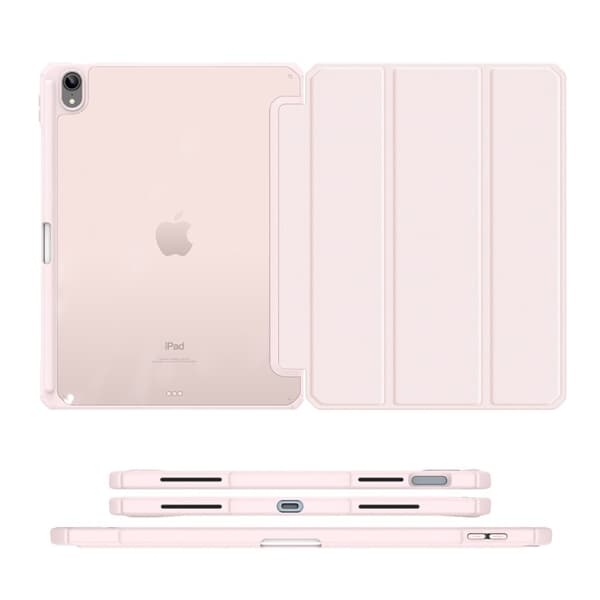 DUX DUCIS iPad 11" (2025) TOBY Series Trifold Flip Cover - Pink