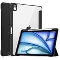 Miniatyrbild 1 av 8: SKALO iPad Air 11 (2025) Trifold Fodral med Transparent Baksida - Svart