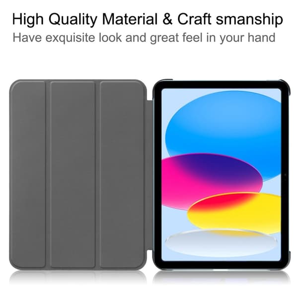 SKALO iPad 11" (2025) Trifold Fodral - Röd