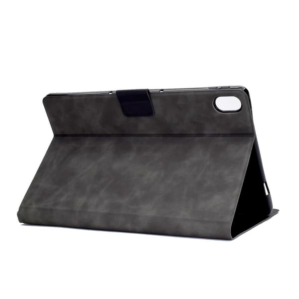 SKALO iPad 11" (2025) PU-nahkainen Lompakkokotelo - Harmaa