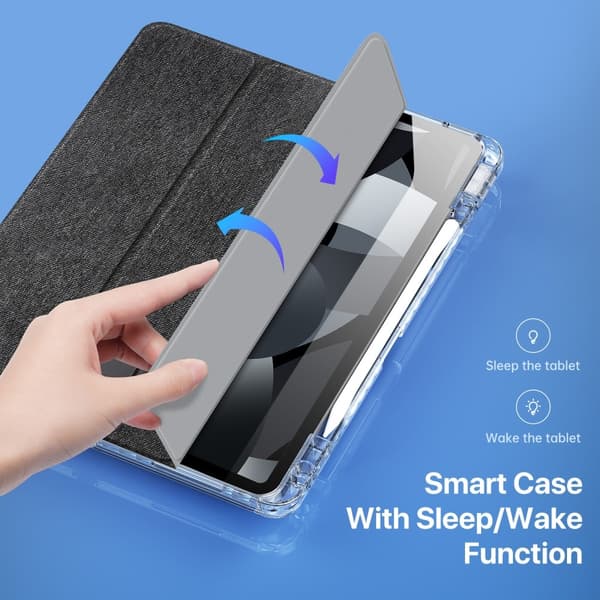 DUX DUCIS iPad Air 13 (2025) Unid Series Trifold Flip Cover - Sort
