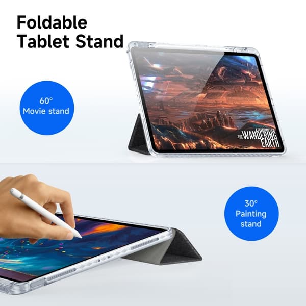 DUX DUCIS iPad Air 13 (2025) Unid Series Trifold Flip Cover - Sort