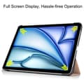 Miniatyrbillede 4 af 9: SKALO iPad Air 13 (2025) Trifold Cover - Rosa guld
