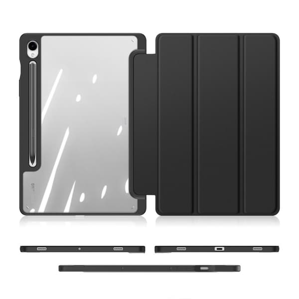 DUX DUCIS Samsung Tab S10 FE TOBY Series Trifold Flip Cover - Sort