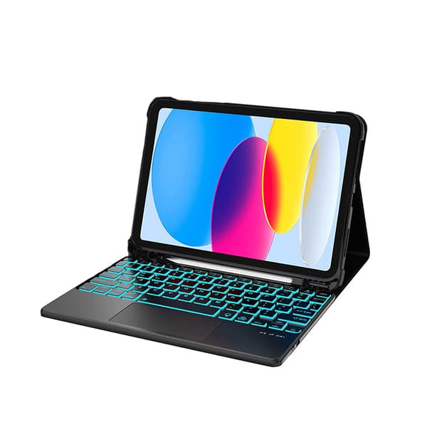 INF Sort tastatur etui med touchpad til iPad 9.7/Pro 9.7/Air 2