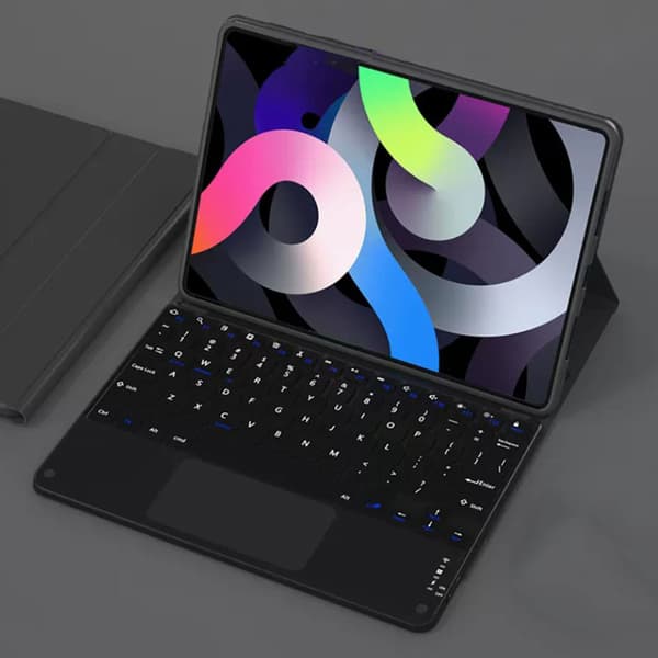 INF iPad Pro 13 tommers tastaturveske med styreflate - Svart