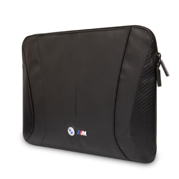 BMWCarbon&Perforated-Notebook-kotelo16"(musta)