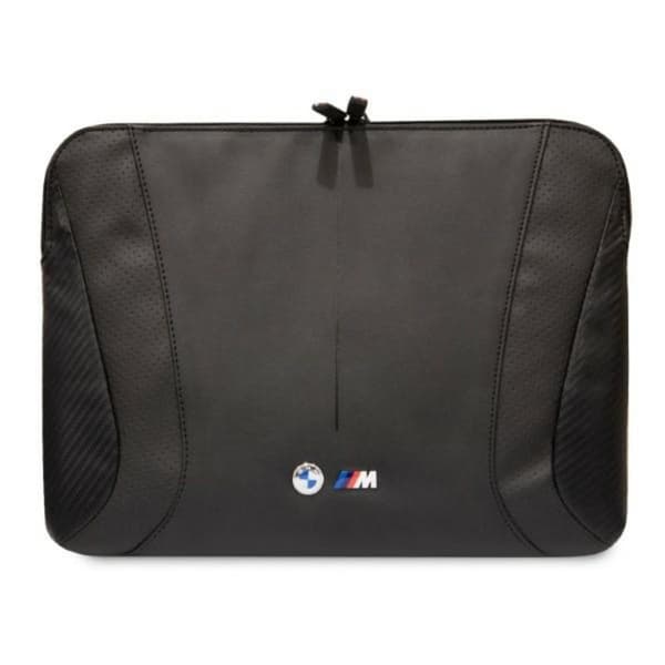 BMWCarbon&Perforated-Notebook-kotelo16"(musta)