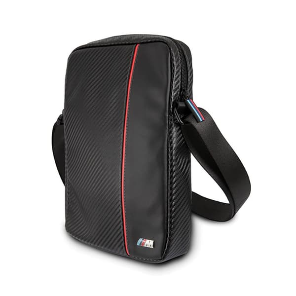 BMW Carbon Red Stripe - Tablettaske 8" (sort)