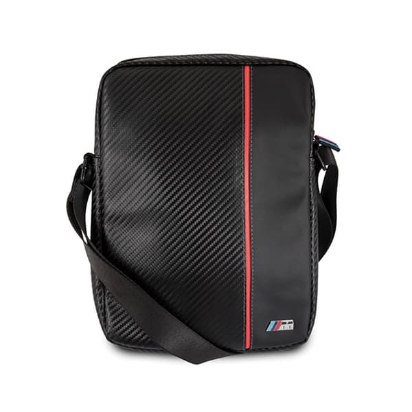 BMW Carbon Red Stripe - Tablettaske 8" (sort)