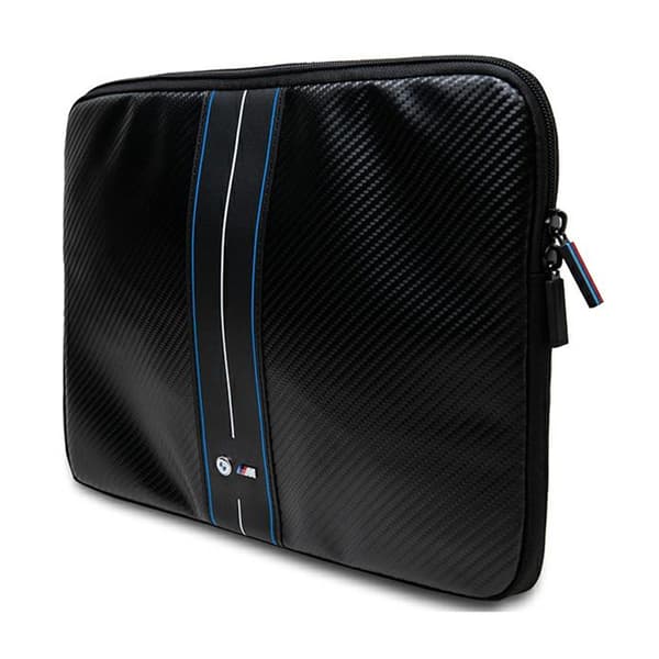 BMW Carbon Blue Stripes Sleeve - kotelo 13"/14" kannettavalle (musta)