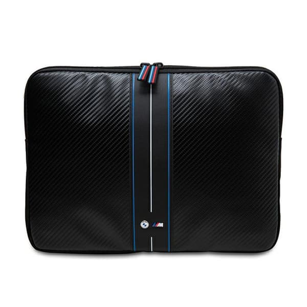 BMW Carbon Blue Stripes Sleeve - kotelo 13"/14" kannettavalle (musta)