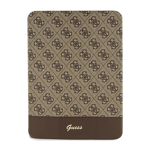 Guess 4G Stripe Allover - kotelo iPad 10,9" (2022) (ruskea)