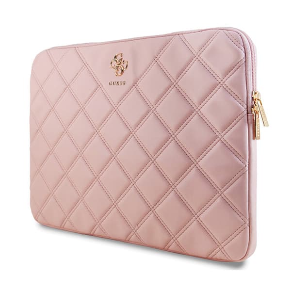 Guess Quiltet 4G-sleeve - Notebook-etui 15" / 16" (pink)
