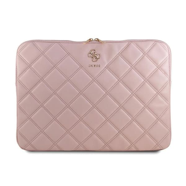 Guess Quiltet 4G-sleeve - Notebook-etui 15" / 16" (pink)