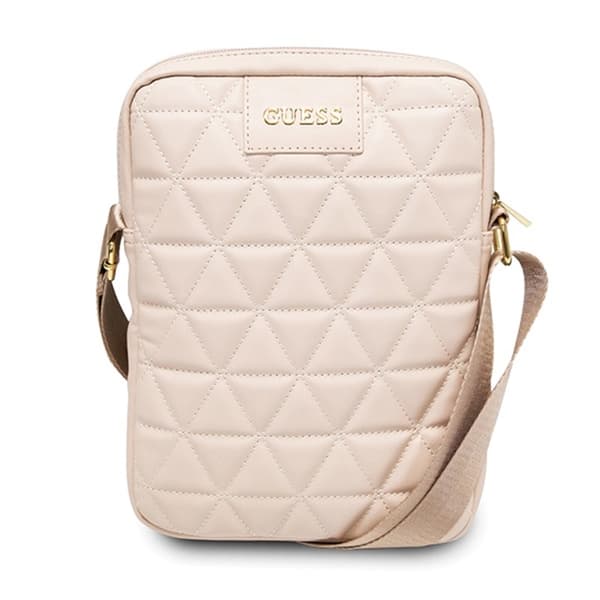 Guess Quilted Tablet Bag 10" (Pink)