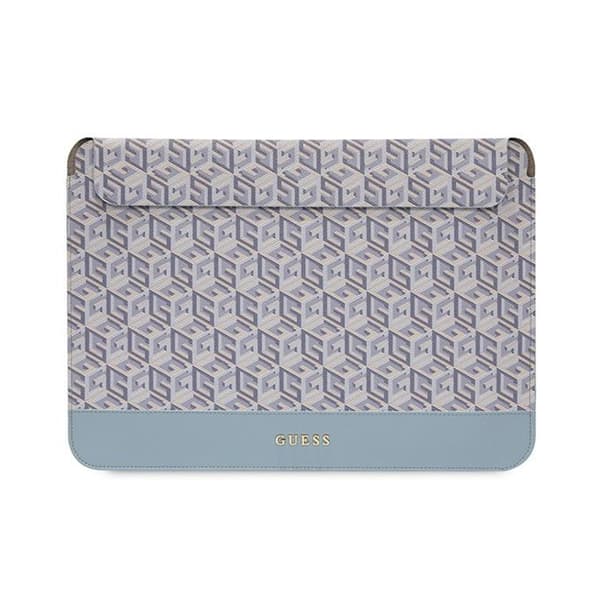 GuessGCubeStripesComputerSleeve-16"NotebookTaske(blå)