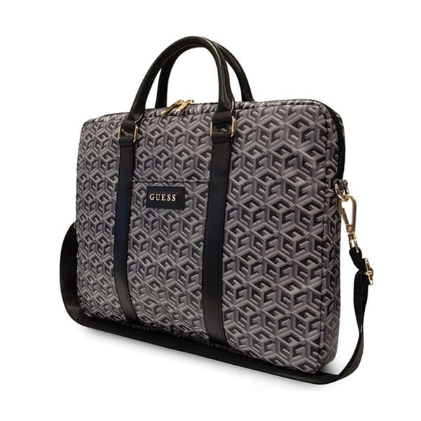 Guess GCube Stripes computertaske - 16" notebooktaske (sort)