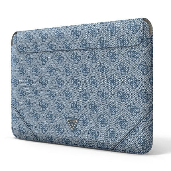 Guess 4G Uptown Triangle logotypfodral - Notebookfodral 13" / 14" (blå)