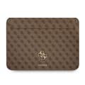 Miniatyrbillede 2 af 2: Guess4GBigMetalLogoComputerSleeve-Notebooktaske13"(brun)