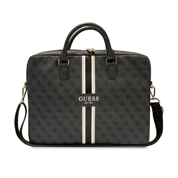 Guess4GPrintedStripesdatorväska-16"Notebook-väska(svart)