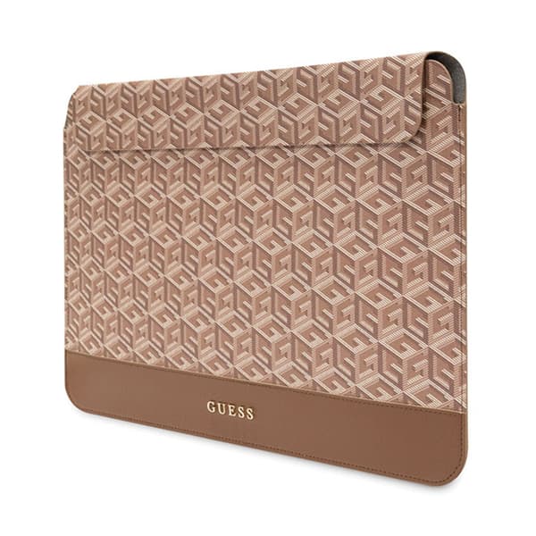 Guess GCube Stripes datorfodral - 14" notebookfodral (brun)