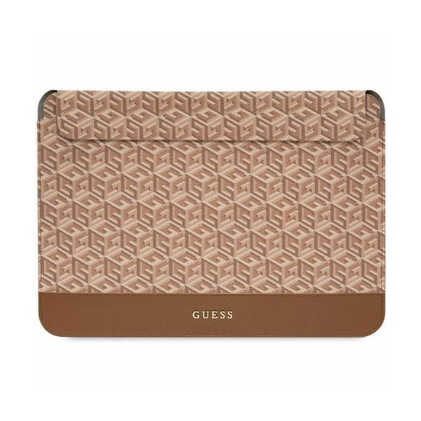 Guess GCube Stripes datorfodral - 14" notebookfodral (brun)