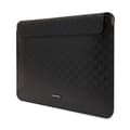 Miniatyrbillede 2 af 2: KarlLagerfeldSaffianoMonogramPlaqueSleeve-14"Notebook-etui(sort)