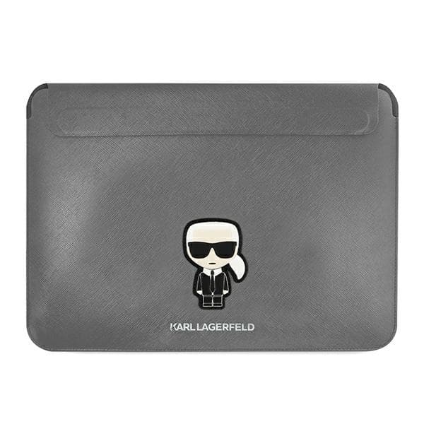 Karl Lagerfeld Saffiano Ikonik Sleeve - Notebook taske 13" / 14" (sort)