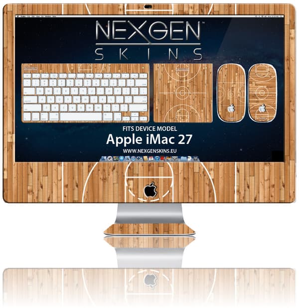 Nexgen-skins med 3D-effekt til iMac 27" (Hardwood Classic 3D)