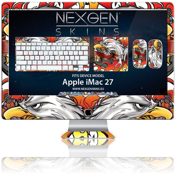 Nexgen-skins med 3D-effekt til iMac 27" (Iron Eagle 3D)