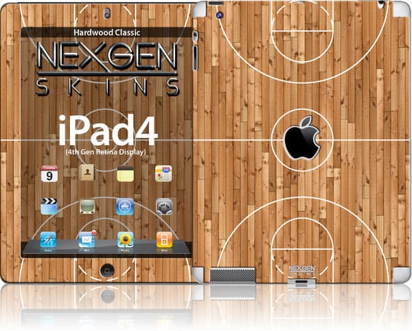 NexgenSkins3D-tehosteellaiPadille2/3/4(HardwoodClassic3D)