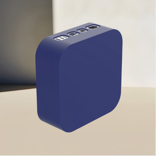INF Tyylikäs silikonikotelo Mac Mini M4/Pro -laitteelle Sininen