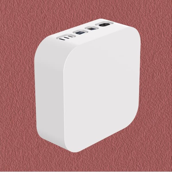 INF Elegant silikoneetui til Mac Mini M4/Pro Hvid