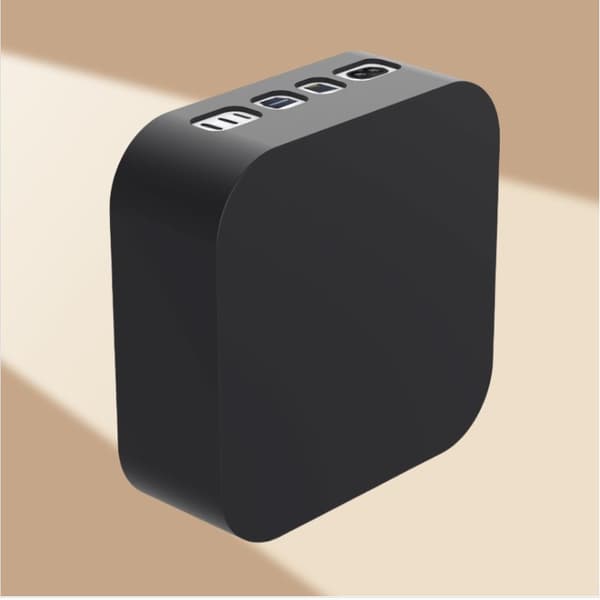 INF Snyggt silikonskal för Mac Mini M4/Pro Svart