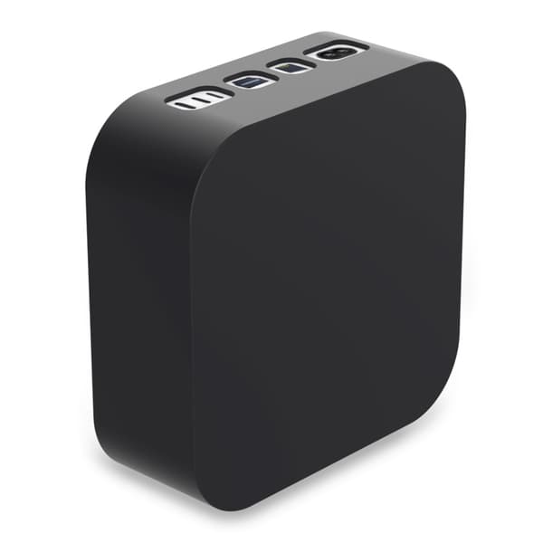 INF Snyggt silikonskal för Mac Mini M4/Pro Svart