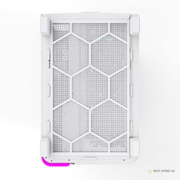 Montech KING 95 PRO Midi-Tower, Härdat Glas, ARGB - Vit