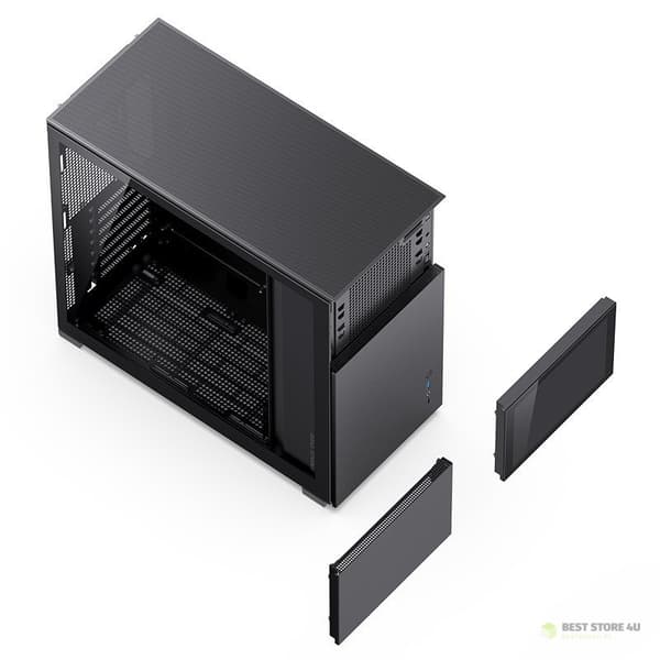 Jonsbo D41 Skärm ATX-chassi, Härdat Glas - Svart