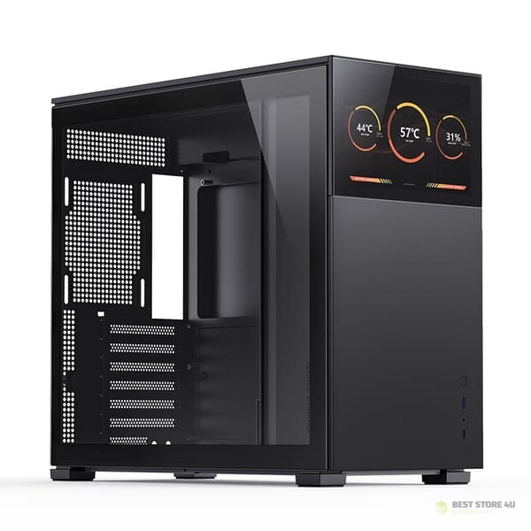 Jonsbo D41 Skärm ATX-chassi, Härdat Glas - Svart Svart